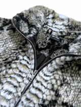 SNAKE FUR JACKET - BEIGE