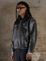 FADED LEATHER JACKET