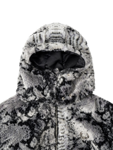 SNAKE FUR JACKET - GREY