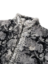 SNAKE FUR JACKET - GREY