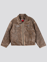 FADED LEATHER JACKET