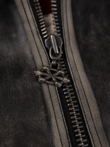 FADED LEATHER JACKET